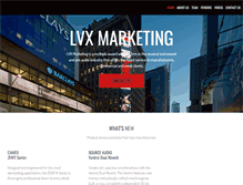 Tablet Screenshot of lvxmarketing.com
